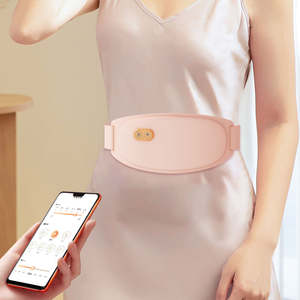 Elektrischer Periodenschmerz-Massagegürtel mit Vibration und Wärmefunktion zur Linderung von Menstruationsbeschwerden, Schmerzen in Taille, Magen und Bauch, Wärmegürtel für den Unterleib - Product Image 4