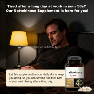 Integratore Enzimatico Naturale di Nattokinase 8000 FU, Supporta la Circolazione e la Salute Cardiovascolare, Capsule Vegetariane di Nattokinase - Product Image 4