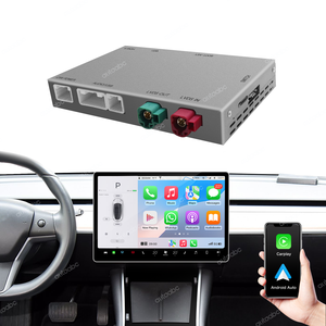 Modul Antarmuka Decoder Wireless CarPlay Android Auto AUTOABC untuk Tesla Model 3/Y 2019-2024 dengan WiFi/Bluetooth Terintegrasi dan Kabel Reverse Plug - Product Image 1