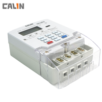 Compteur d'électricité prépayé monophasé électronique en gros, conforme à la norme DLMS, grand écran LCD, garantie de 18 mois pour usage résidentiel