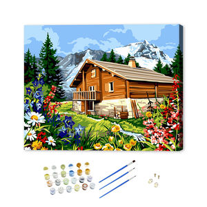 Nueva llegada pintura por números pintura al óleo paisaje Rural Diy pintura Digital pintada a mano Naturaleza muerta imagen decoración de la pared del hogar - Product Image 1
