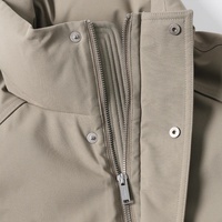 Parka technique d'hiver pour homme - Doudoune cargo à col montant, manteau matelassé épais et chaud avec poches