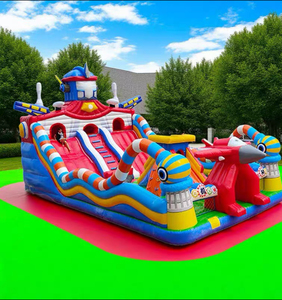 Gigante Adventure CHIKUN CK 931 Inflable Bouncer Playground Fun City <span class=keywords><strong>Obstacle</strong></span> <span class=keywords><strong>Course</strong></span> Juegos de entretenimiento Trampoline Park Fácil configuración - Product Image 5