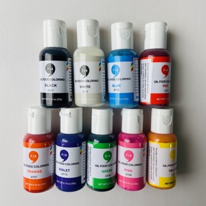 Colorant Alimentaire Basique Huile 20ml pour Pâtissiers Gâteau Outils Décoration Gel Liquide - Product Image 1