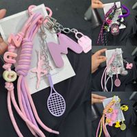 Pendentif de sac long en alliage coloré DIY, style bohème Y2K, arc-en-ciel, accessoire métallique, porte-clés, breloque de sac