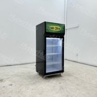 Réfrigérateur à boissons verrouillable avec porte vitrée, équipement de supermarché, réfrigérateur à bière de comptoir, mini-vitrine commerciale