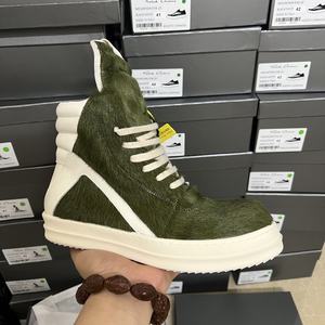 Baskets montantes en toile de haute qualité à lacets, style urbain, avec fourrure, pour femmes et hommes, chaussures de marche de marque - Product Image 3