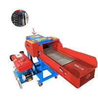 Machine à granulés d'aliments pour animaux à essence, hacheuse de paille, coupe-fourrage, équipement agricole en alliage pour le traitement des aliments