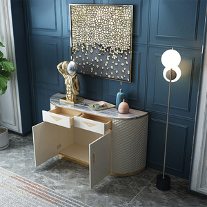 Credenza Moderna di Lusso in Acciaio Inossidabile Multifunzionale con Spazio di Archiviazione Personalizzabile per Sala da Pranzo, Soggiorno e Ingresso - Product Image 3