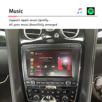 Interface vidéo multimédia sans fil AZTON Factory Radio Upgrade pour Apple CarPlay et Android Auto pour Bentley Continental Flying Spur