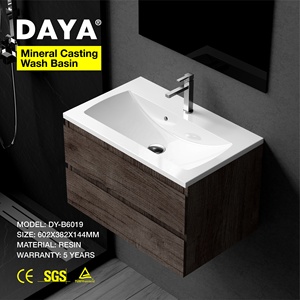 60cm to 120cm Cheap Price European Market Resin Stone Ceramic Bathroom Table Top Washbasin Sink Cabinets And Wash Basin