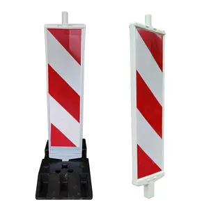 Height 1290mm flexible road safety bollard traffic road work barrier Valet Parking Equipment