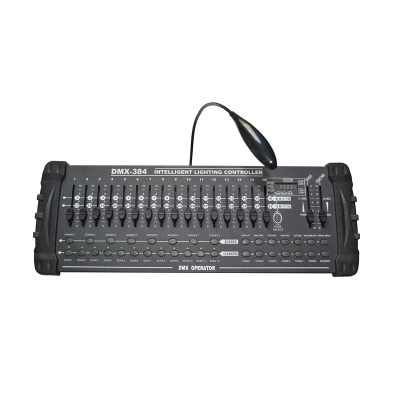 Оптовая продажа, фабричное производство, интеллектуальный контроллер освещения DMX 384, 384 каналов, 16 слайдеров