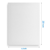 Toile tendue imperméable de haute qualité, toile vierge 40 x 50, toile tendue pour peinture, toile tendue 16x20 pour peinture acrylique