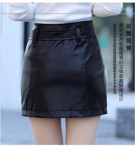 S-3XL nouveau solide noir PU <span class=keywords><strong>jupe</strong></span> femmes Street Style paquet hanche crayon <span class=keywords><strong>jupe</strong></span> été <span class=keywords><strong>taille</strong></span> <span class=keywords><strong>haute</strong></span> en <span class=keywords><strong>cuir</strong></span> <span class=keywords><strong>jupe</strong></span> courte - Product Image 6