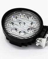 Projecteur de travail LED 4,3 pouces 10-60V CC carré à puces, lampe de conduite pour excavatrice, chariot élévateur, engins de génie civil IP68