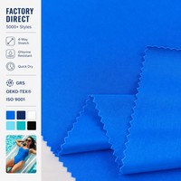 Tela de Forro para Trajes de Baño, Personalizada, 190GSM, Protección UV, Elástica en 4 Direcciones, Tejido de Punto Spandex, Secado Rápido y Transpirable