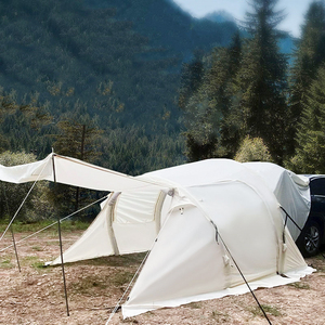 Outdoor Camping <b>Tent</b> Quick Open <b>Car</b> Tail <b>Tent</b> 3.55*3.4*2.05M Portable Camping Trailer <b>Tent</b> Air Camping Tube <b>Tent</b> Camping <b>Car</b> Roo - Product Image 2