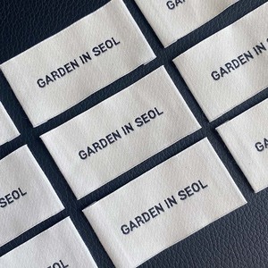 Sinh Thái Thân Thiện Tái Chế May Dệt Logo Cổ Vải In Tùy Chỉnh Dệt Nhãn Cho Quần Áo - Product Image 6