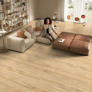Baldosas de porcelana efecto madera color marrón francés de 600x1200 mm para suelo y pared, cerámica decorativa. - Product Image 6