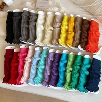 Manchons de bottes et chauffe-jambes en acrylique tricoté pour femme – Chaussettes polyvalentes style ample pour le printemps, l'automne et l'hiver