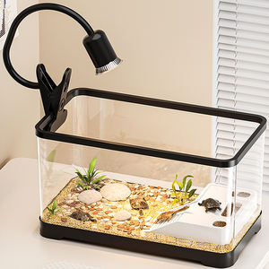 2025 Nieuwe Aankomst Desktop Schildpad <span class=keywords><strong>Aquarium</strong></span> Met Milieuvriendelijke Hoes Voor Thuis Klein Balkon Of Woonkamer - Product Image 3