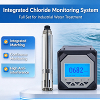 Analyseur en ligne d'ions chlorure pour l'eau industrielle, IP68, RS485, 4-20 mA, détection continue de la qualité de l'eau