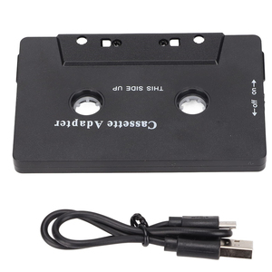 Adaptador de Cassette Portátil Negro con Bluetooth 5.0 y Ranura para Tarjeta TF, para Música en el Auto, Estudio, Uso en el Hogar, Conversor de Audio Inalámbrico, Reproductor de Casete Retro - Product Image 5