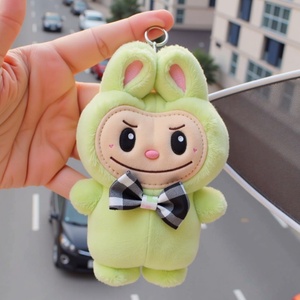 Llavero de peluche Ldbobu, figura de acción de los monstruos Foreveraniem, juguetes de peluche Kawaii Labobu, regalos, lindo llavero de peluche Labubo - Product Image 6