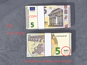 Billetes de Dinero Falsos de 5 a 200 Euros, Estilo Película, para Diwali, Navidad, Día de los Inocentes, Novedad - Product Image 2