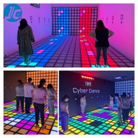 Activate Mega Grid Interactive RGB Pixel LED Dance Floor Indoor/Outdoor Motion Sensor Games Pixel Dance Floor