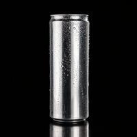 Boîte en aluminium de qualité alimentaire avec couvercle facile à ouvrir pour l'emballage des boissons gazeuses