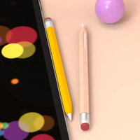 Étui en silicone compatible pour crayon 1er 2e tablette stylet tactile manchon pochette housse pour crayon 2 étui