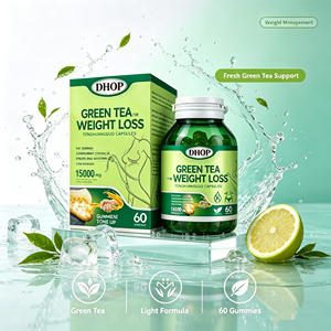 Capsules brûle-graisses à l'extrait de haricot blanc et de café vert, aide à bloquer les glucides et à brûler les graisses, 60 portions - Product Image 1