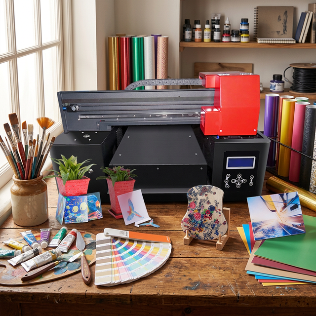 A3 Uv Flatbed Printer for Phone case Pen Card Printing Machine Digital Printer Shop Printing Machine