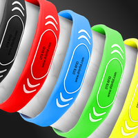 Bracelet intelligent NFC SW10 pour partage sur les réseaux sociaux, bracelet fin personnalisé NFC, bracelet RFID en silicone