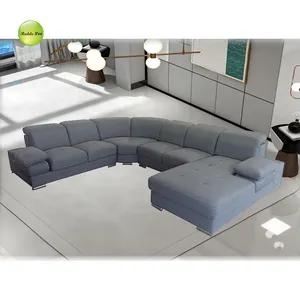 Factory custom new sofa style large size corner U-shaped sofa set Villa 129