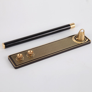 Tongpu Craftsman Pure Copper Incense Burner and Incense Holder <b>Set</b>, Home Indoor Incense Burner, Tea Ceremony Creative Ornament, - Product Image 1