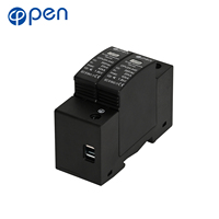 Dispositif de protection contre les surtensions de type 2 20KA-40KA Uc AC 220v 275v 385v 2P 4P monophasé/triphasé, protecteur de surtension SPD