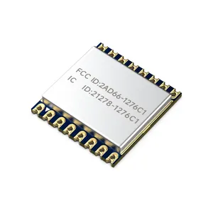 LoRa127X-C1 FCC /IC certified FSK/GFSK modulated 100mW SPI port 4Km remote spread spectrum remote wireless communication module