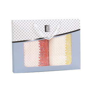 Ensemble de serviettes en microfibre corail absorbantes et sans peluches, cadeau de mariage, cadeau d'affaires, boîte cadeau - Product Image 4