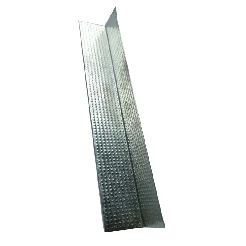Angolo di parete V tipo griglia mattonelle per soffitto in acciaio zincato muro a secco perlina angolare perforata