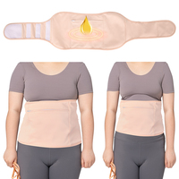 Ceinture de compression personnalisée en polyester et nylon avec emballage d'huile de ricin et fermeture éclair, avec logo