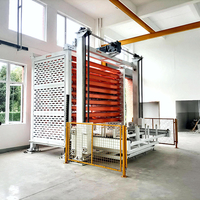 Sistema de Almacenamiento de Paneles de Acero con Recubrimiento en Polvo, Automático y de Alta Resistencia, Capacidad de 1800 kg, para Talleres CNC, Plantas de Fabricación y Almacenes