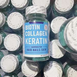 Gommes à la biotine aromatisées personnalisées pour femmes, soutien de la peau, des ongles et des cheveux, gommes éclaircissantes infusées de biotine et de collagène - Product Image 5