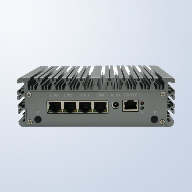ZZY Cheap In-tel Celeron N5100 4 Core 4 2.5GB LAN Barebone DDR4 4G NVME M.2 Mini Desktop Firewall PC for PfSense Ubuntu Linux