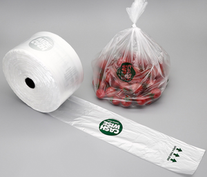 HDPE Side Gusset <b>Fruit</b> Bags on <b>Roll</b> Food Grade Embossing Surface Disposable Customizable Thickness for Sugar & Food Packaging - Product Image 3