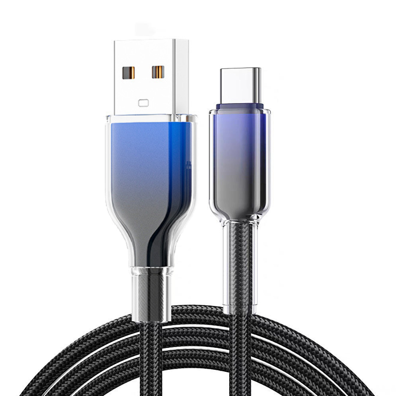 Boîtier vert Câble blanc