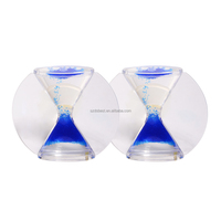 Minuteur décoratif personnalisable en acrylique liquide, jouets aquatiques, sablier liquide apaisant pour enfants
