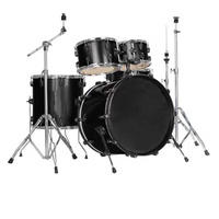 Ensemble de batterie acoustique de 5 pièces, instrument de percussion pour adultes avec plusieurs couleurs